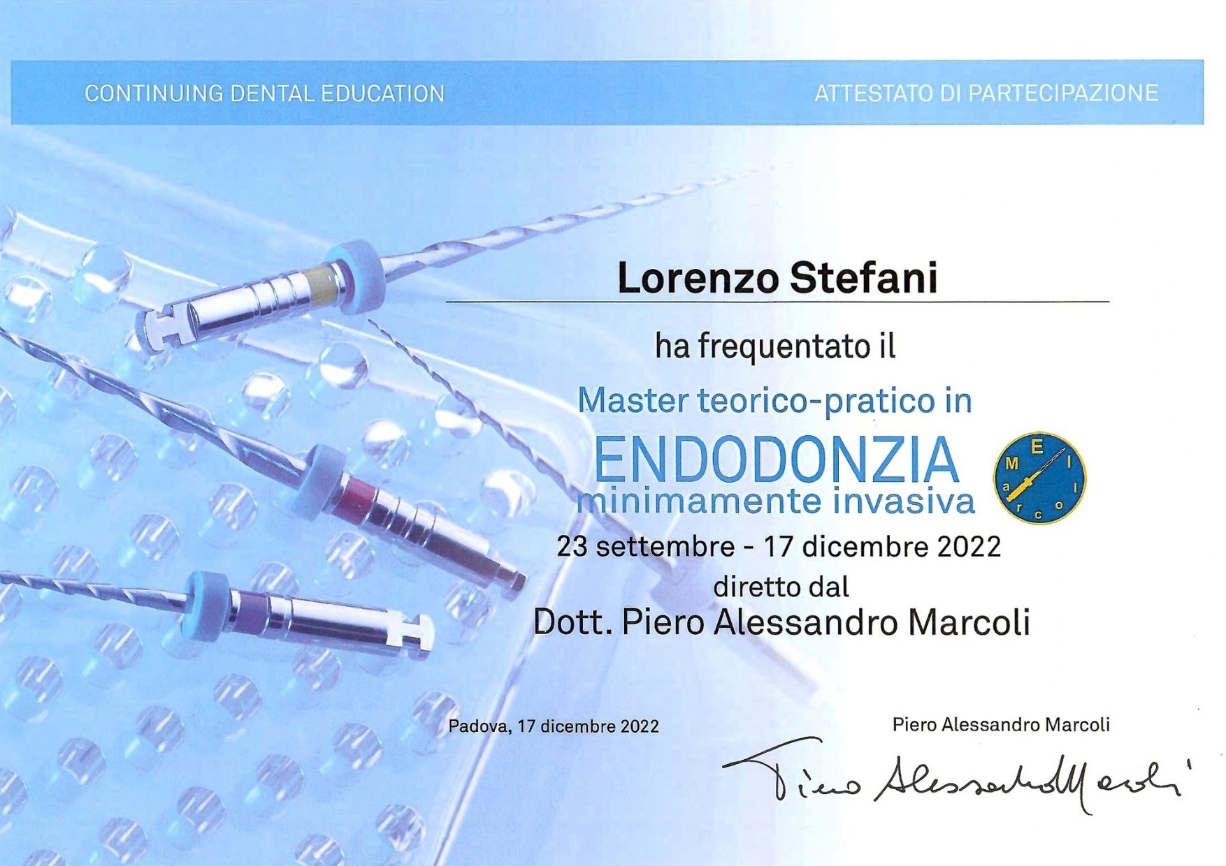 TIMELINE 23 SETTEMBRE AL 17 DICEMBRE 2022